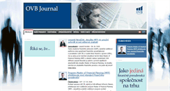 Desktop Screenshot of ovbjournal.cz